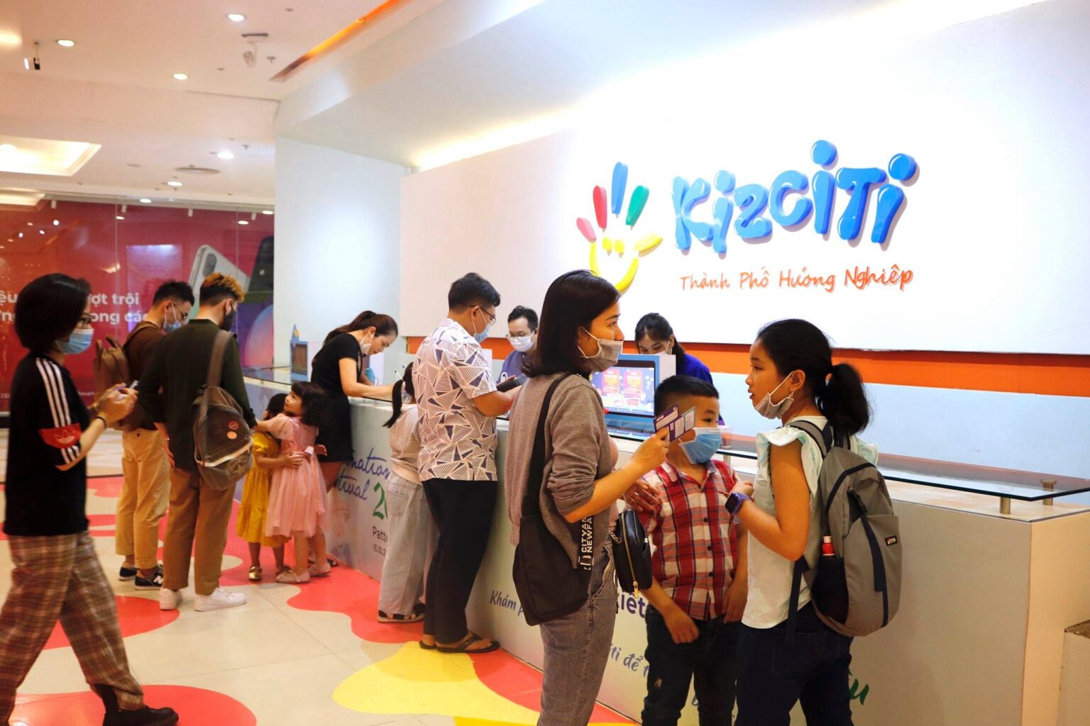 "Thành phố hướng nghiệp Kizciti" Hà Nội nằm trong Vincom Mega Mall. Ảnh:  Kizciti “Thành Phố Hướng Nghiệp”.